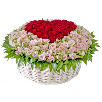 Корзина с цветами 9
